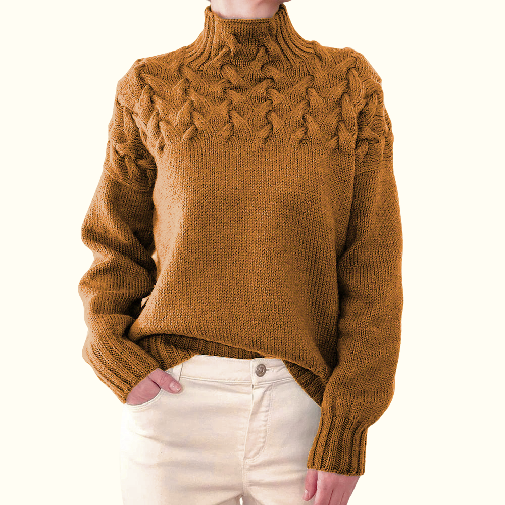 BIANCA™ | Weicher Rollkragen-Strickpullover