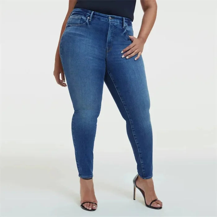 CurvaStyle™ | Strachy Bequeme Figurformende Jeans