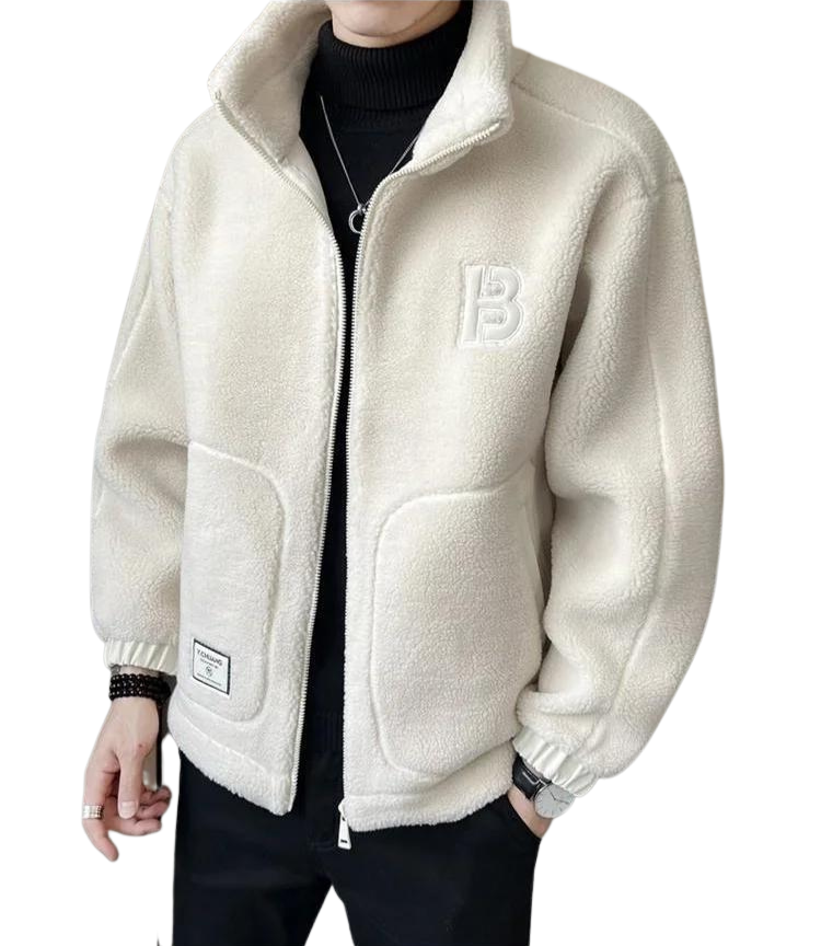 CALEBI™ | Herren Kuschelige Teddy Fleece Jacke