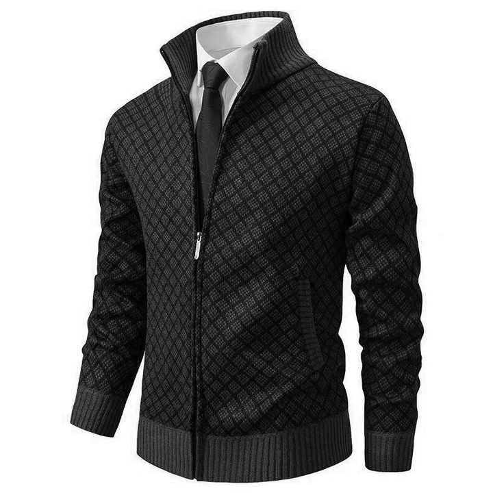 DENIK™ | Jacquard-Strick Pullover Jacke