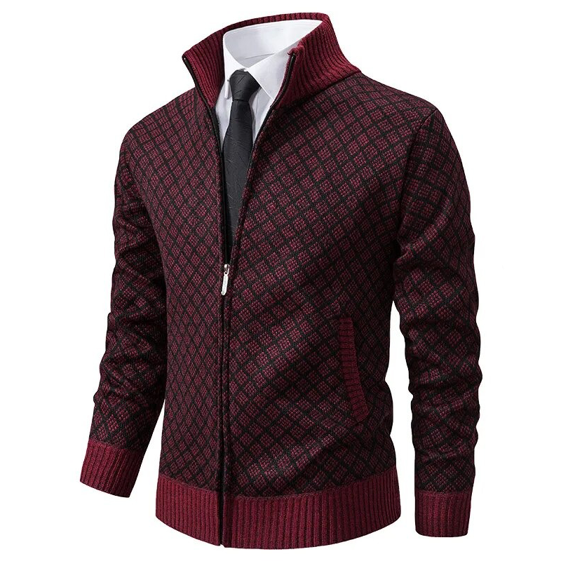 DENIK™ | Jacquard-Strick Pullover Jacke