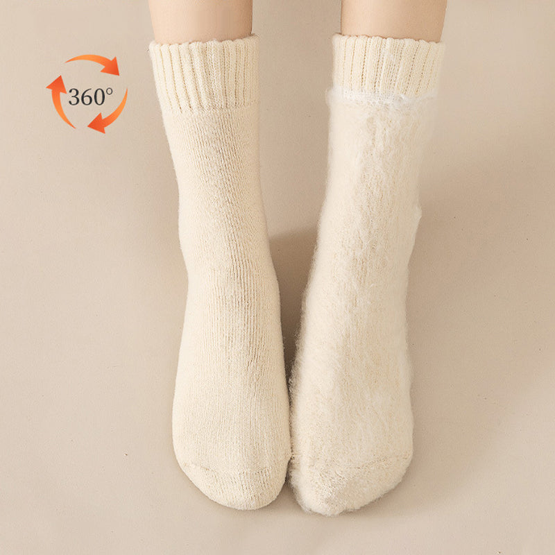 SOFTSOX™️ | Gemütliche Unisex Winter Thermo Fleece Socken (3+3 Gratis)