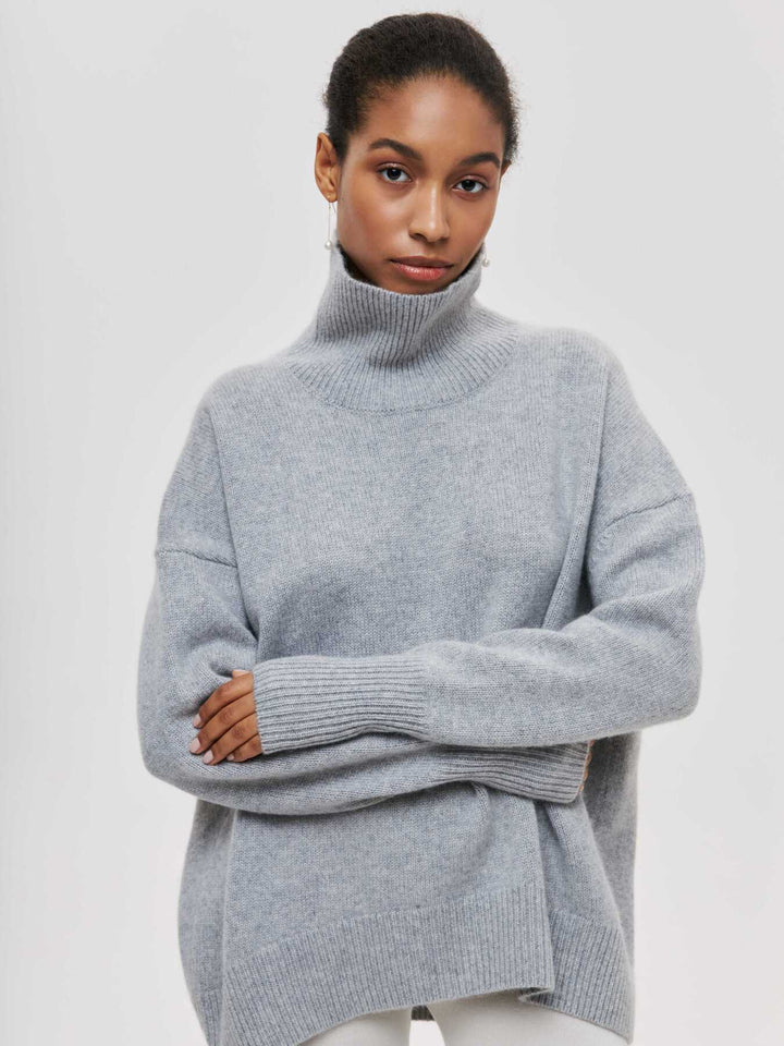 DAHLIA™ | Relaxed Knit Rollkragenpullover