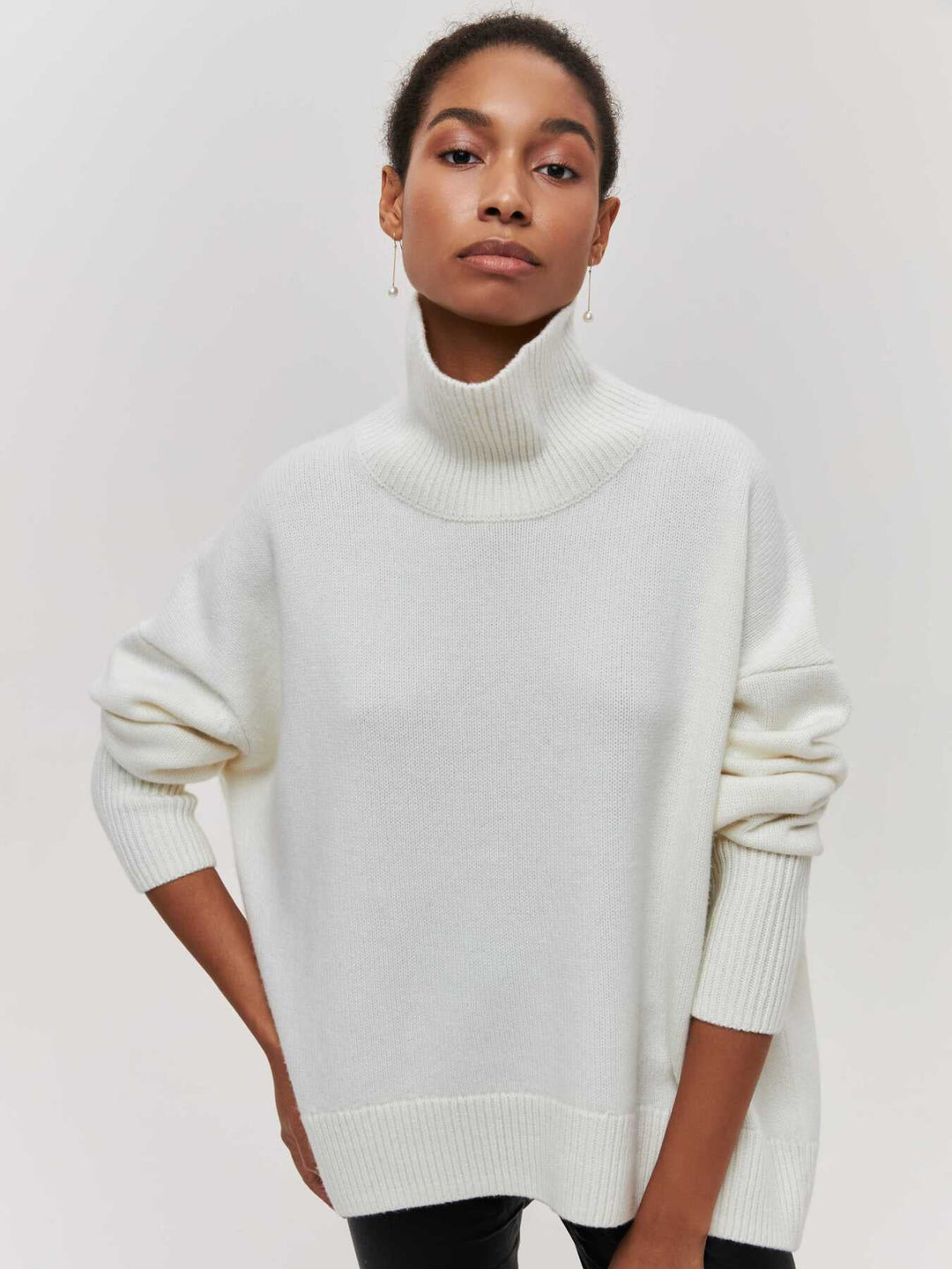 DAHLIA™ | Relaxed Knit Rollkragenpullover