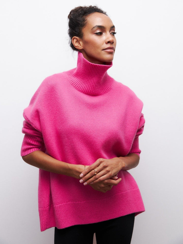 DAHLIA™ | Relaxed Knit Rollkragenpullover