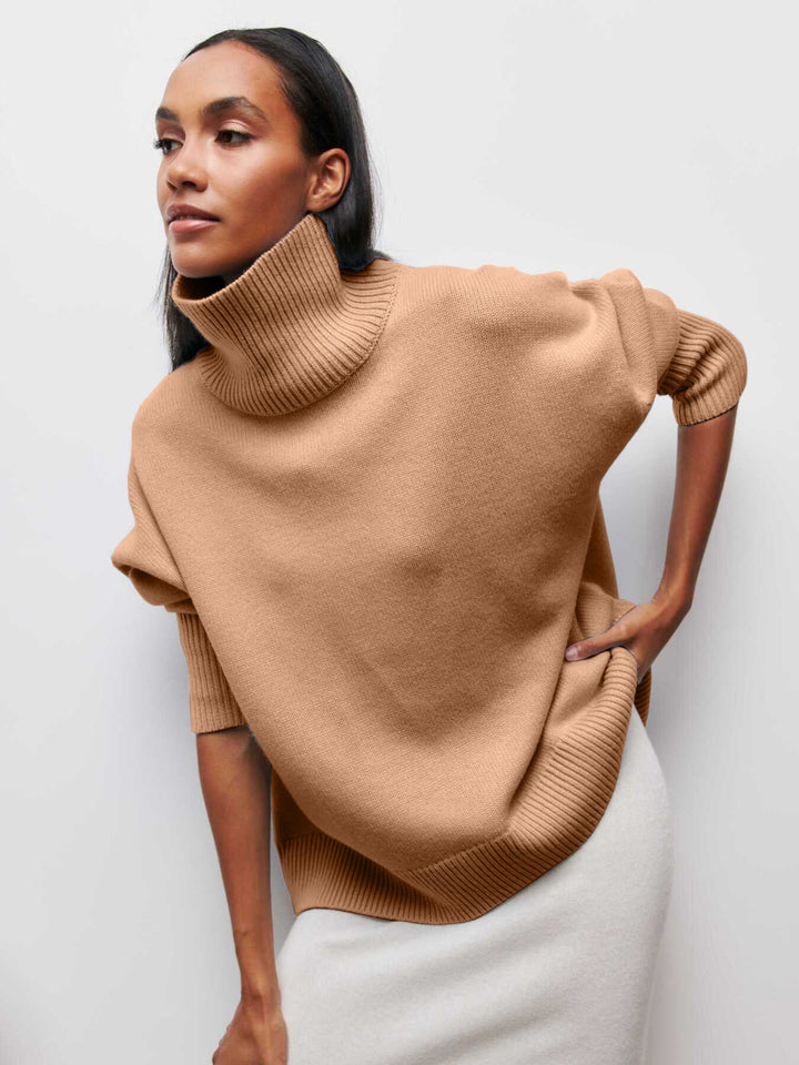 DAHLIA™ | Relaxed Knit Rollkragenpullover