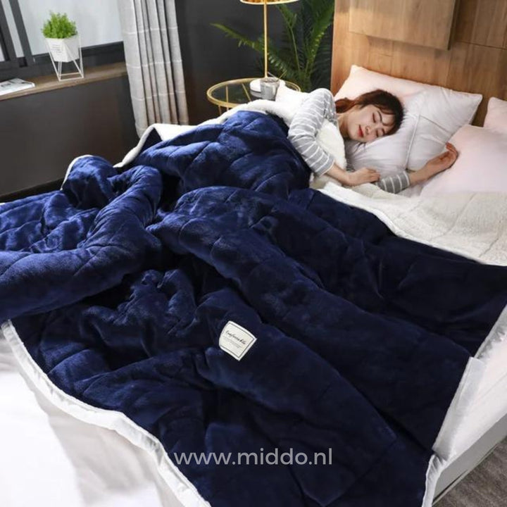 HugSoft™ | Dreamy Wolle Kuschelig weiche Decke