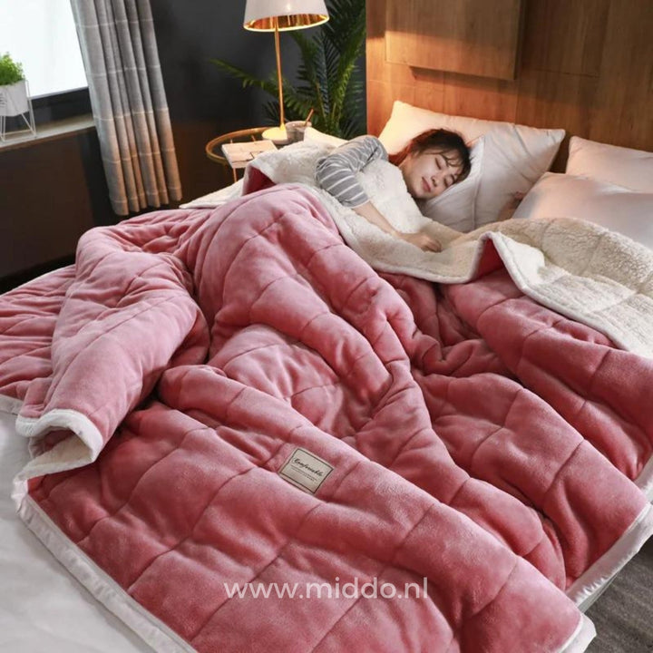 HugSoft™ | Dreamy Wolle Kuschelig weiche Decke