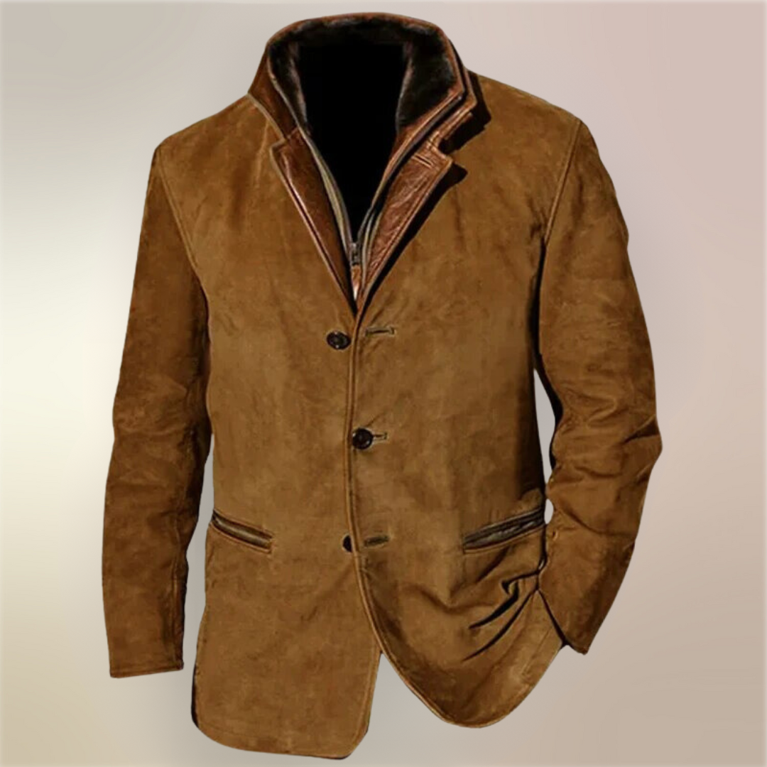 ARLO™ | Herren Vintage Leder Blazer Jacke