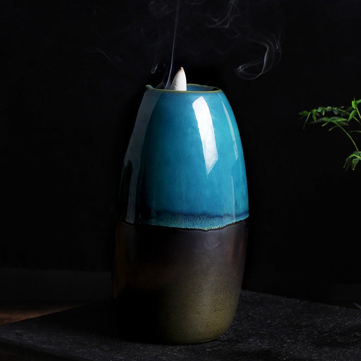 Waterfall incense burner