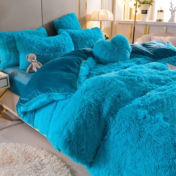 CLOUDBED™ | 5 Sets mit Luxuriöser Fleece-Bettwäsche + Kostenloses Herz-Kissen