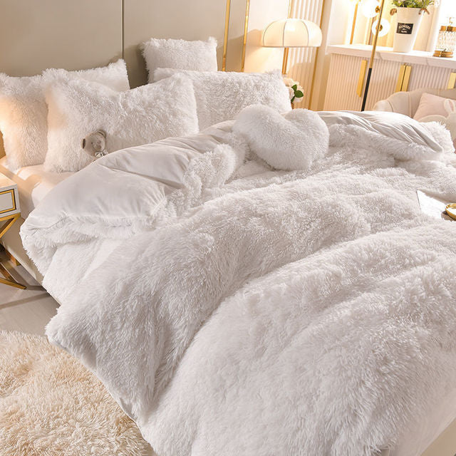 CLOUDBED™ | 5 Sets mit Luxuriöser Fleece-Bettwäsche + Kostenloses Herz-Kissen