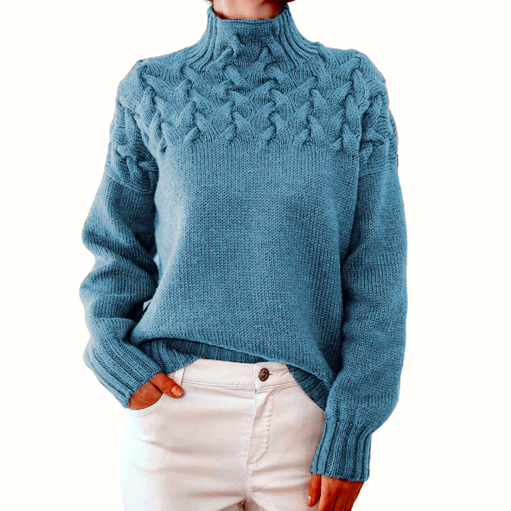 BIANCA™ | Weicher Rollkragen-Strickpullover