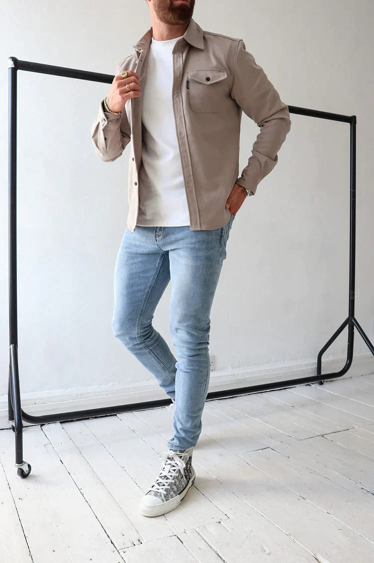 DRACO™ | Stilvolle Button Down Hemd Jacke