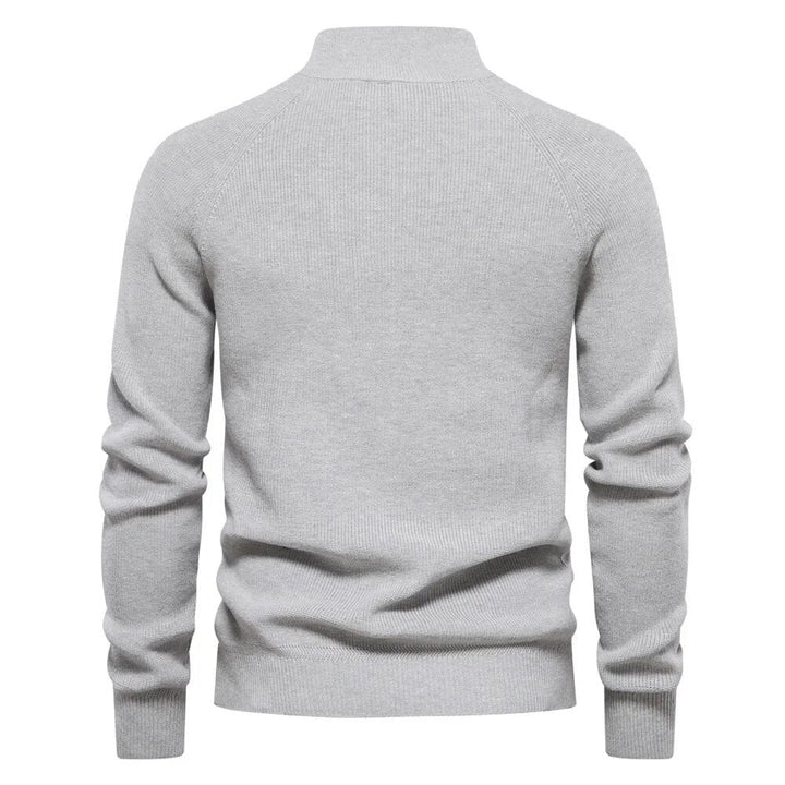 JAYSON™ | Halber Reißverschluss Moderner Pullover mit Stehkragen