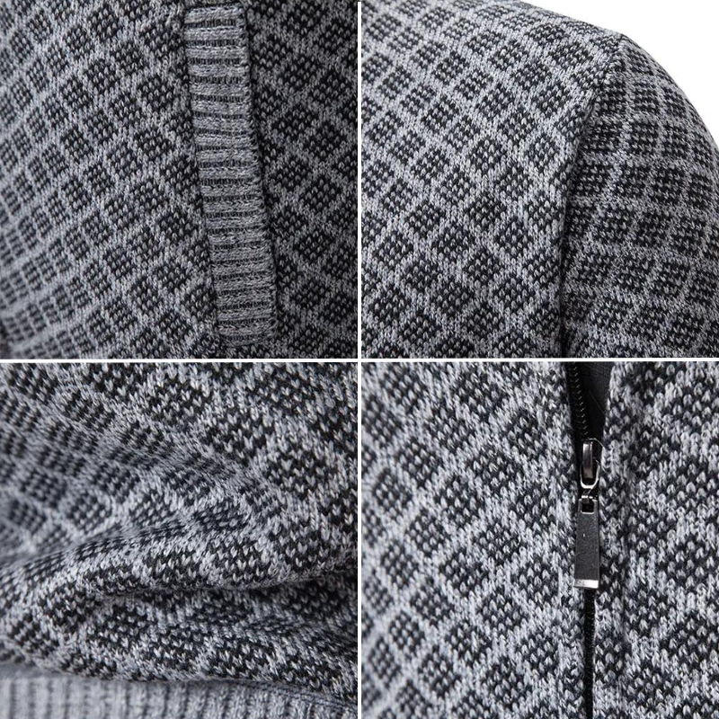 DENIK™ | Jacquard-Strick Pullover Jacke