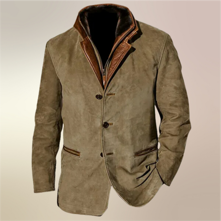 ARLO™ | Herren Vintage Leder Blazer Jacke