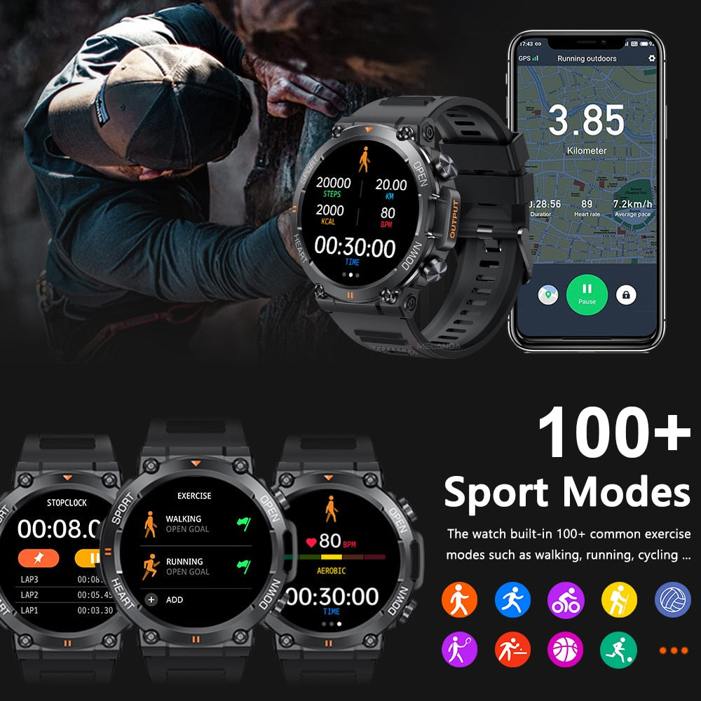 ActivePulse™ | Sport-Fitness-Tracker Intelligente Uhr