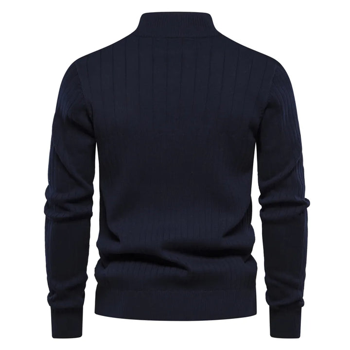 JAYSON™ | Halber Reißverschluss Moderner Pullover mit Stehkragen