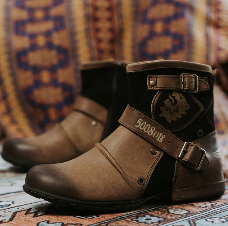 ROYSTON™ | Vintage-Cowboy-Stil Lederstiefel