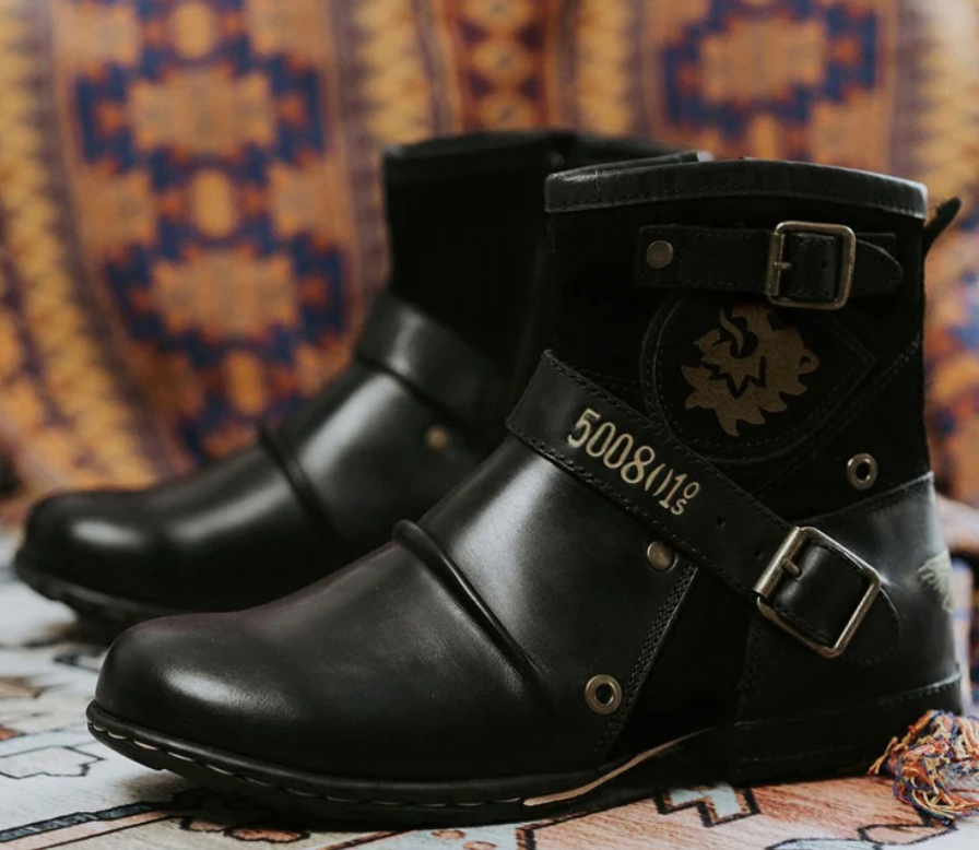 ROYSTON™ | Vintage-Cowboy-Stil Lederstiefel