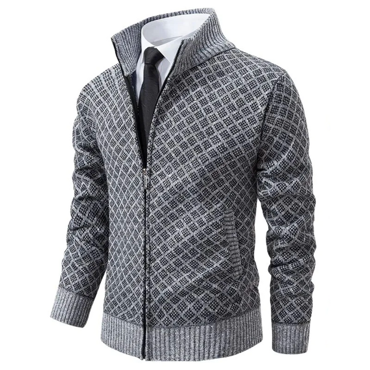 DENIK™ | Jacquard-Strick Pullover Jacke