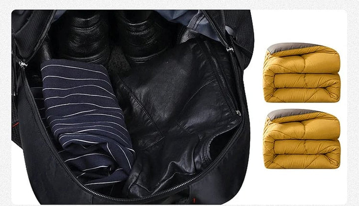 DURABAG™ | Großes Fassungsvermögen erweiterbarer Reiserucksack