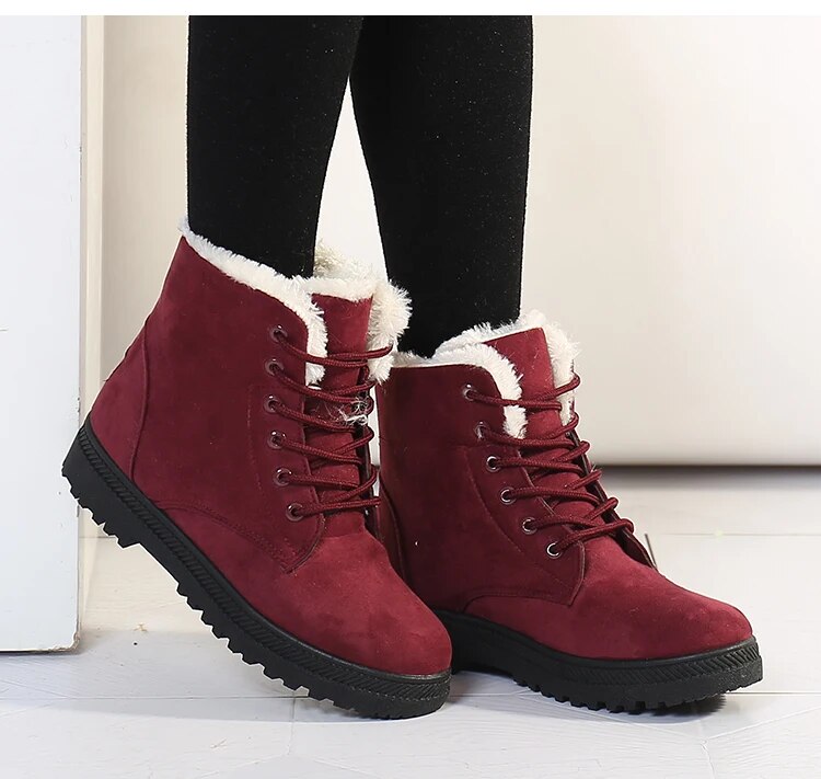 LUISA™ | Rutschfester Schnee Schnürstiefel