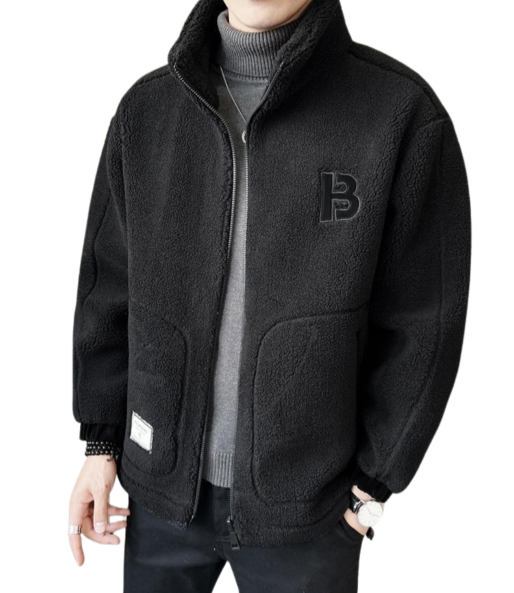 CALEBI™ | Herren Kuschelige Teddy Fleece Jacke