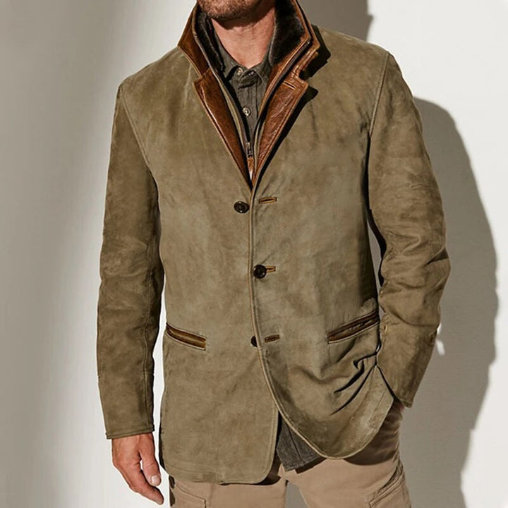 ARLO™ | Herren Vintage Leder Blazer Jacke