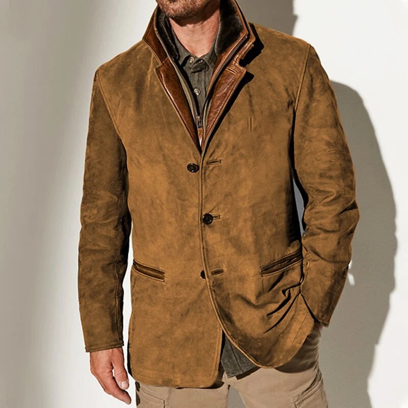 ARLO™ | Herren Vintage Leder Blazer Jacke