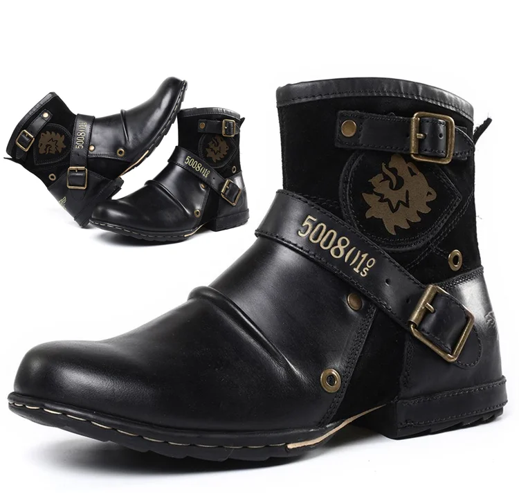 HARRISON™ | Herren Vintage Lederstiefel