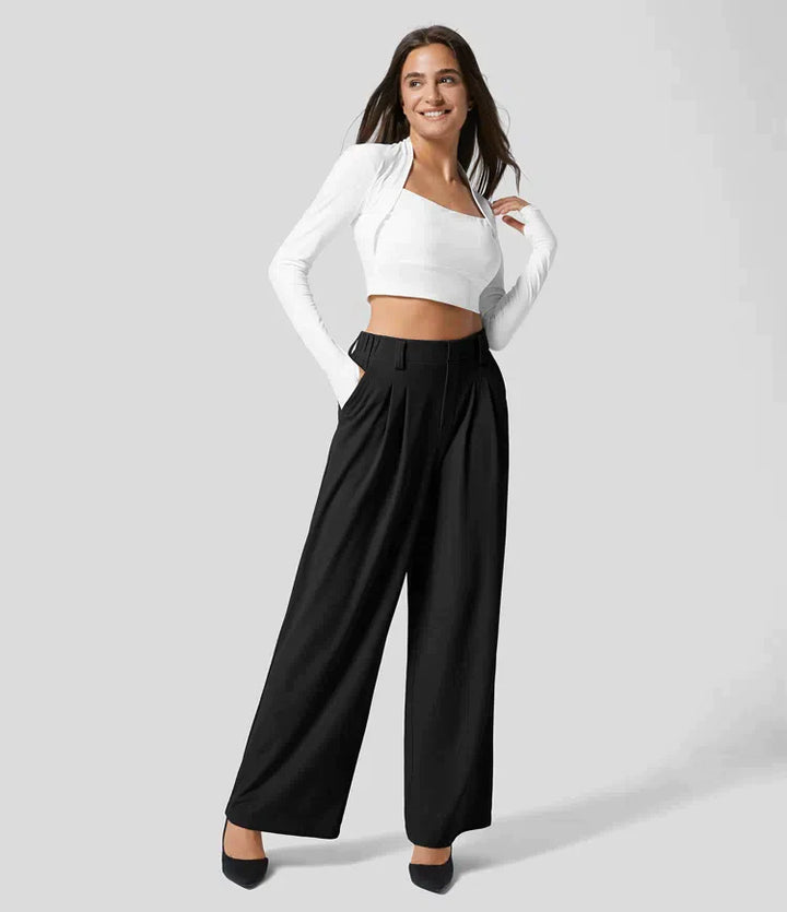 Emma™ | Elegante Palazzo-Hose für Damen