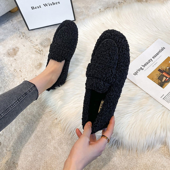 Saros™ | Winter Weiches Plüsch Schlupf auf Loafer Schuhe