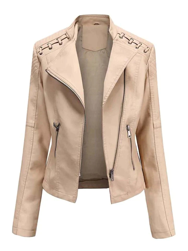 Corinne's™ Lederne Schicke Jacke