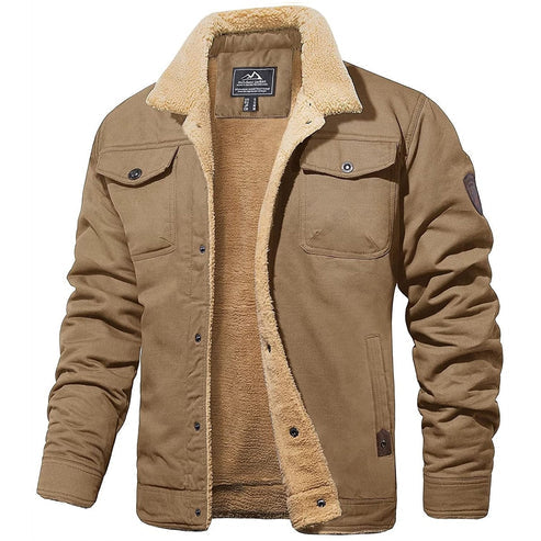 Brandon™ | Sherpa Fleece Bomberjacke