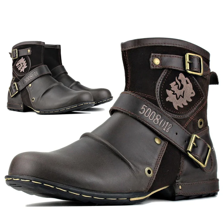 HARRISON™ | Herren Vintage Lederstiefel