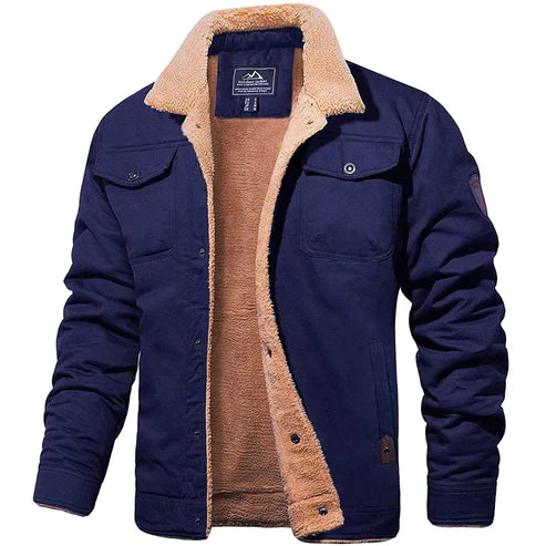 Brandon™ | Sherpa Fleece Bomberjacke