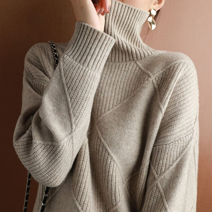 GISELE™ | Warmer Strick Rollkragenpullover