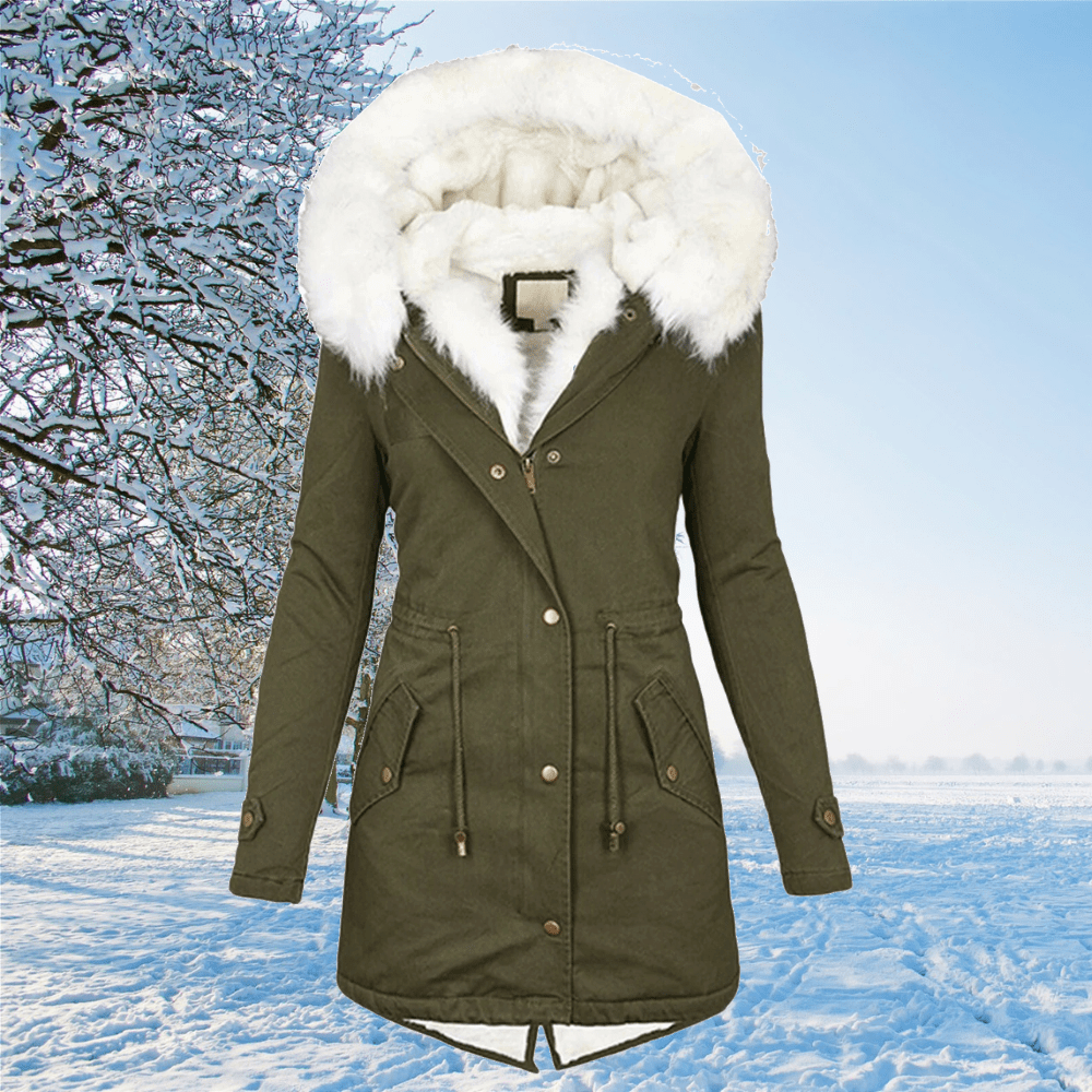 LORENA™ | Warm Gefütterte Winter-Parka-Jacke