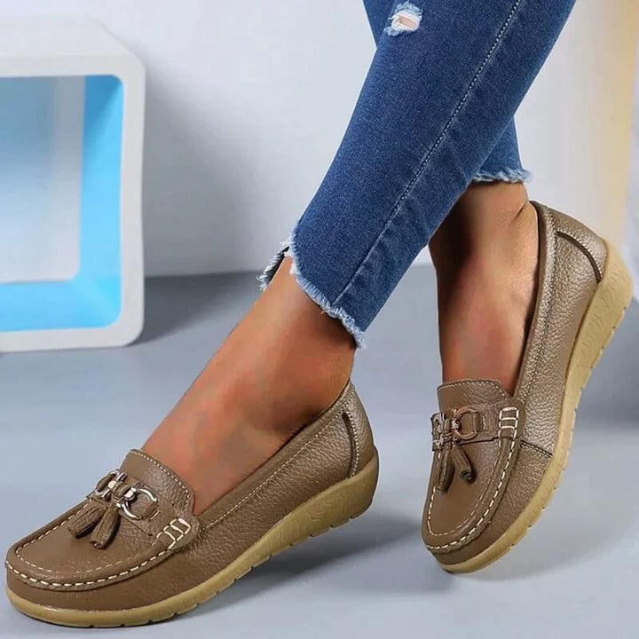 Olivia™ | Frauen Orthopädische Leder Loafers