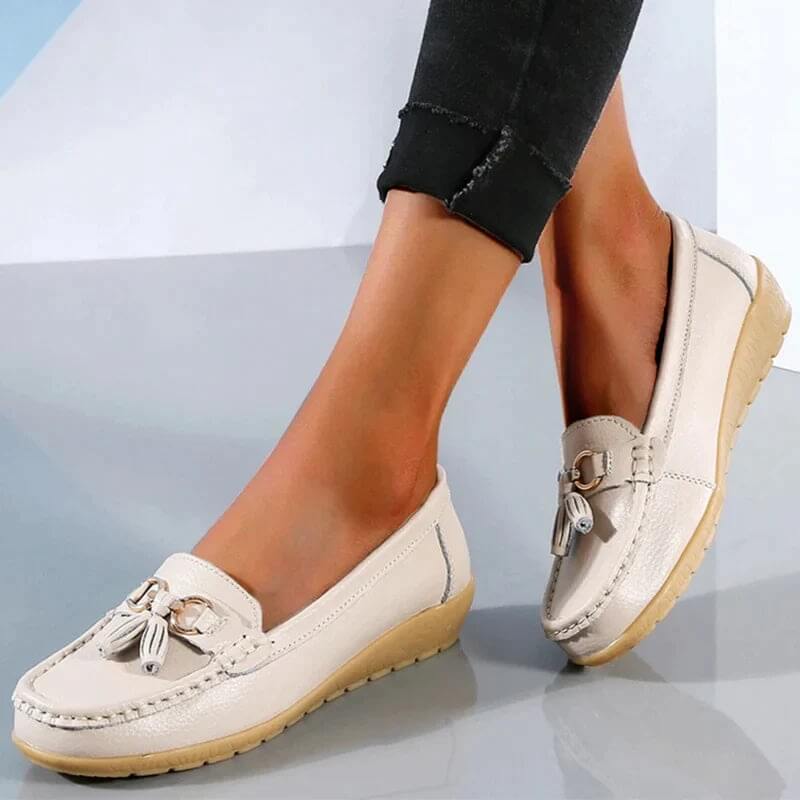 Olivia™ | Frauen Orthopädische Leder Loafers