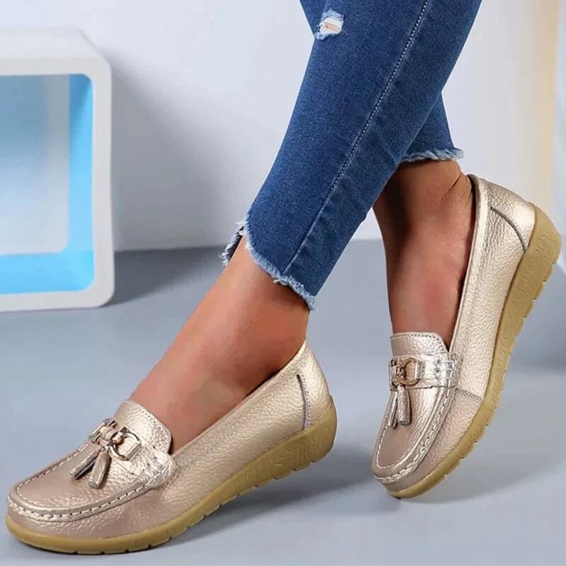 Olivia™ | Frauen Orthopädische Leder Loafers