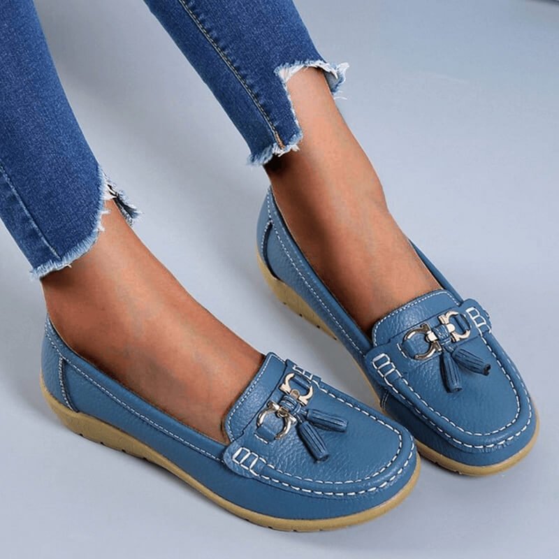 Olivia™ | Frauen Orthopädische Leder Loafers